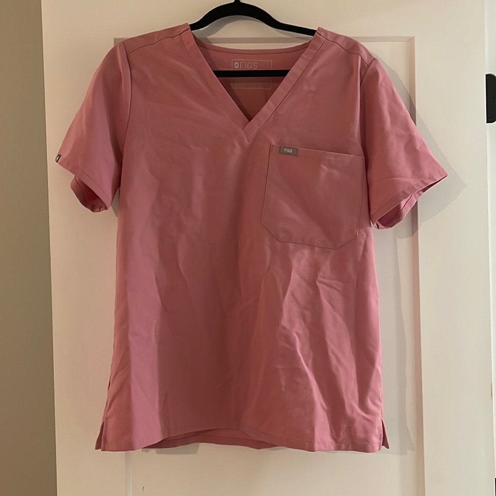 FIGS - Chalk - Catarina scrub top